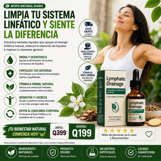 Gotas de Drenaje Linfático —  Adiós a la Hinchazón que la Dieta Nunca Pudo Quitar🌿