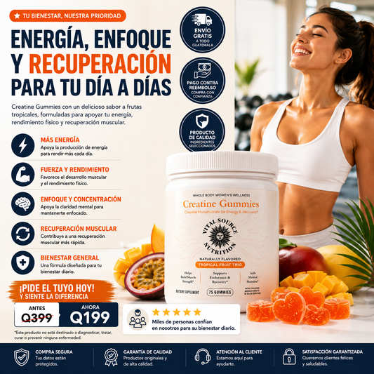 Gomitas Creatine Women — Glúteos y Piernas Firmes 🍑