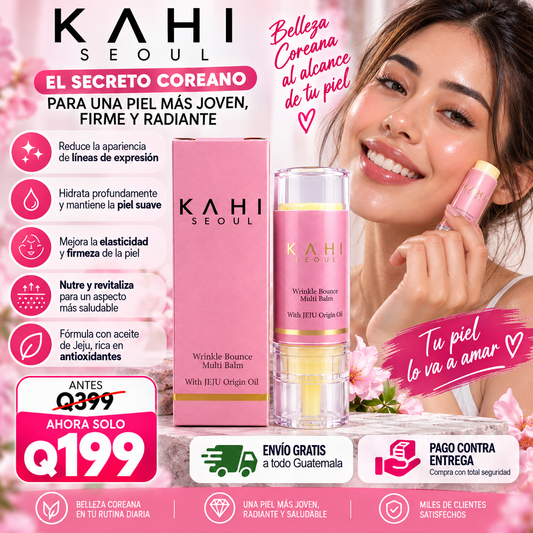 KAHI Wrinkle Bounce Multi Balm para Hidratar y Suavizar las Líneas de Expresión 🌸✨