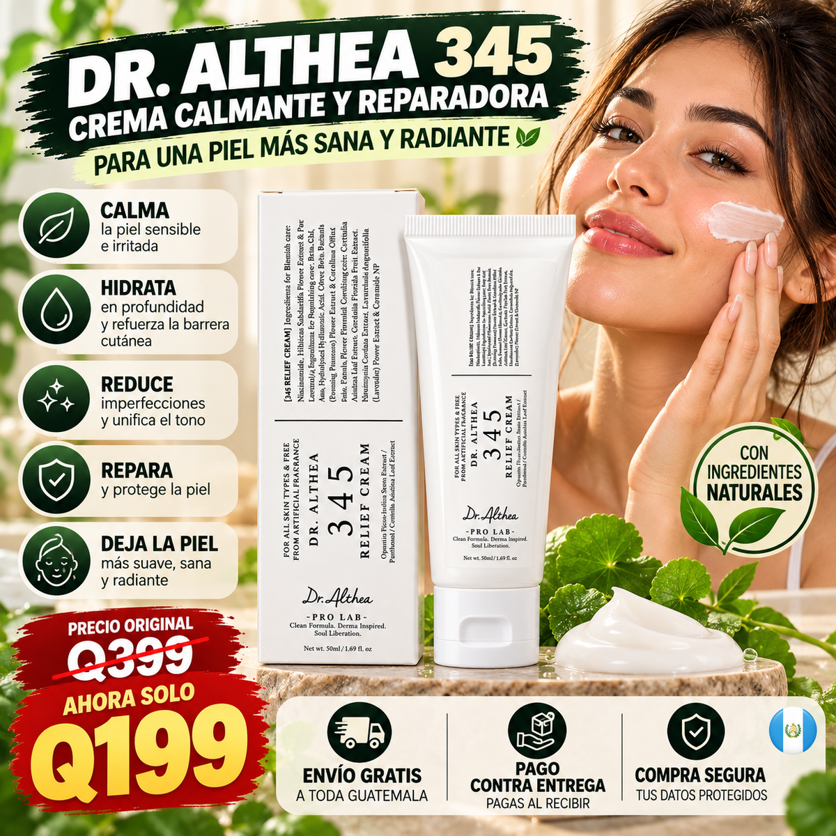 Dr. Althea 345™ | Para Calmar, Hidratar y Reparar tu Piel 💧✨